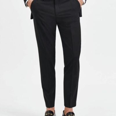 Homme SELECTED Byxor | 175 Slim Fit Byxor Black