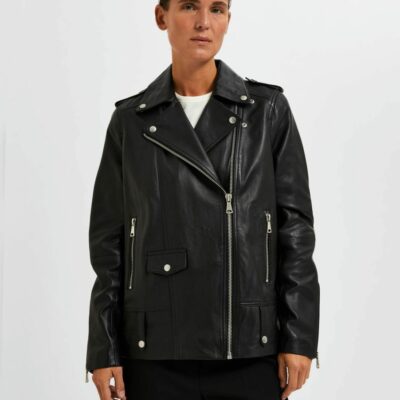 Femme SELECTED Ytterklader | Oversize Laderjacka Black