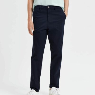 Homme SELECTED Byxor | 172 Slim Tapered Fit Flex Chinos Dark Sapphire