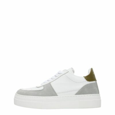 Homme SELECTED Skor | Ladersydd Sneakers Dusky Green