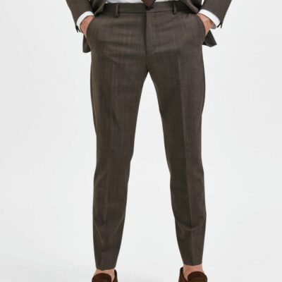 Homme SELECTED Byxor | 175 Slim Fit Byxor Camel