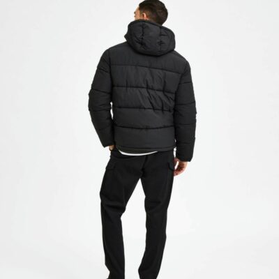 Homme SELECTED Ytterklader | Vadderad Pufferjacka Black