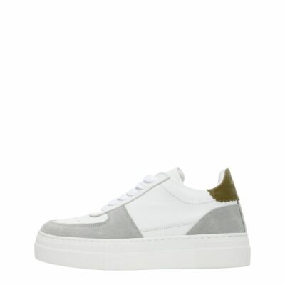 Femme SELECTED Skor | Ladersydd Sneakers Dusky Green