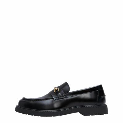 Homme SELECTED Skor | Lader Horsebit Loafers Black